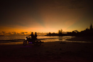 sunset, indonesia